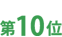 第10位